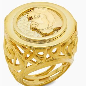 Women’s Mae and Lang 14 karat gold plated cocktail ring size 6